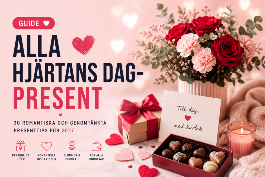 Alla hjärtans dag-present – 30 romantiska presenttips