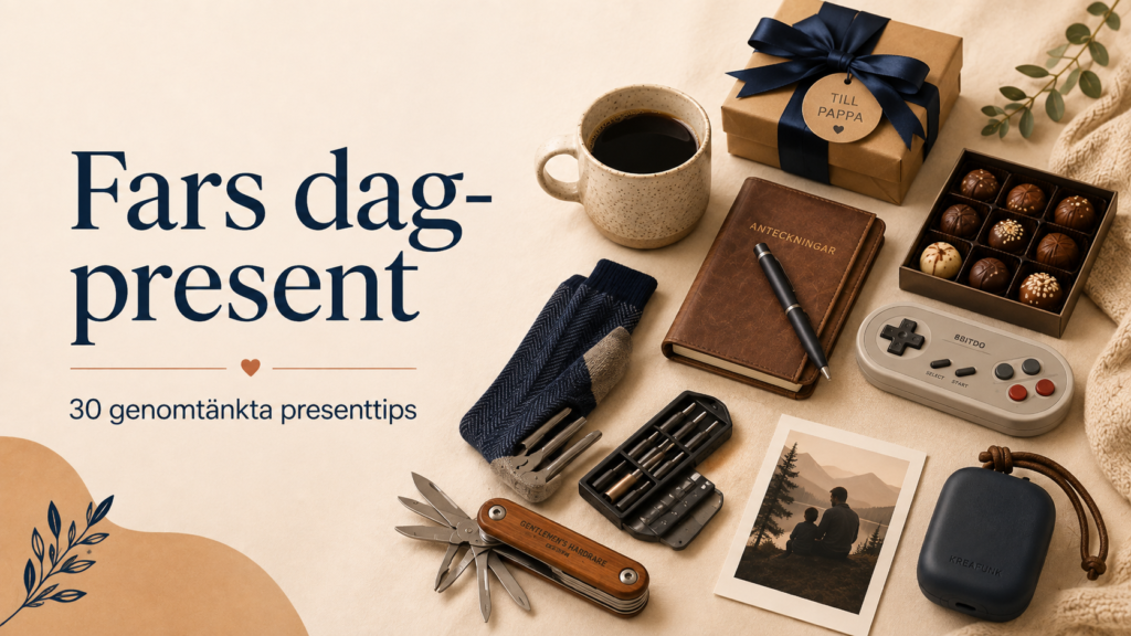 Fars dag-present – 30 genomtänkta presenttips