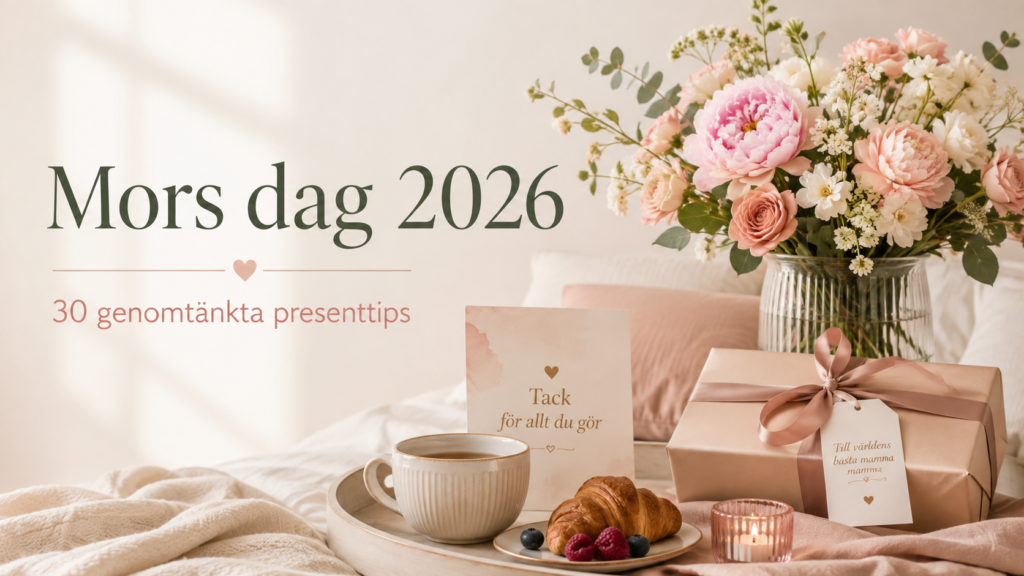 Mors dag-present – 30 genomtänkta presenttips 2026