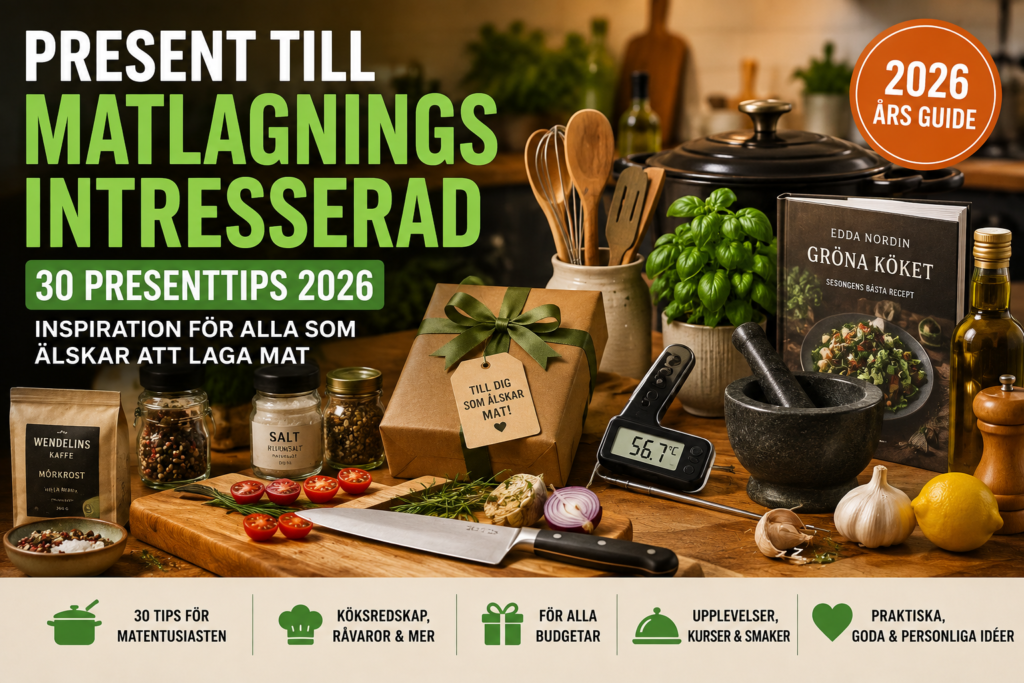Present till matlagningsintresserad – 30 presenttips