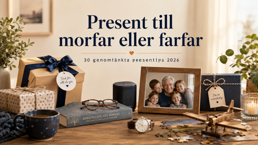 Present till morfar eller farfar – 30 genomtänkta presenttips 2026