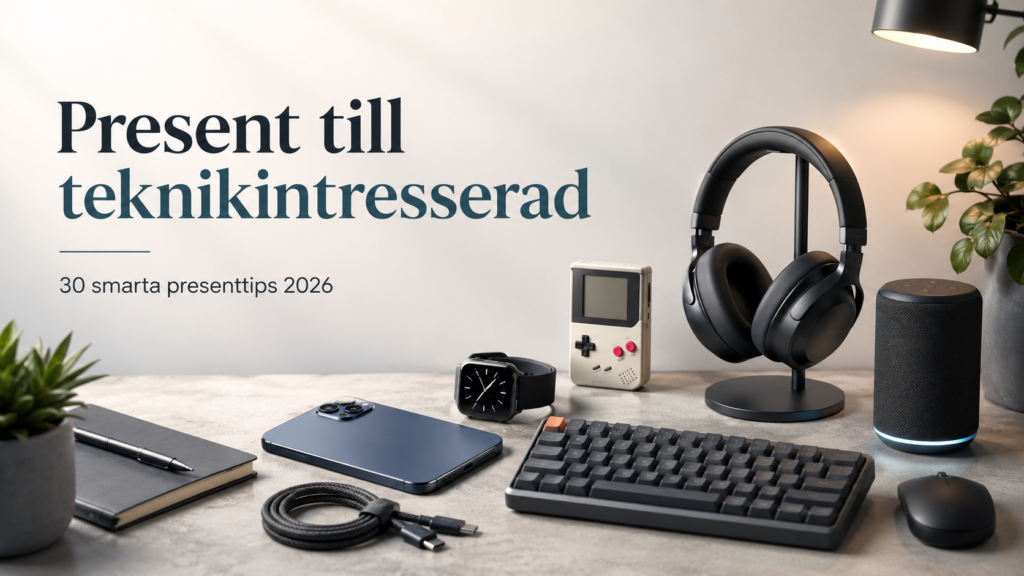 Present till teknikintresserad – 30 smarta presenttips