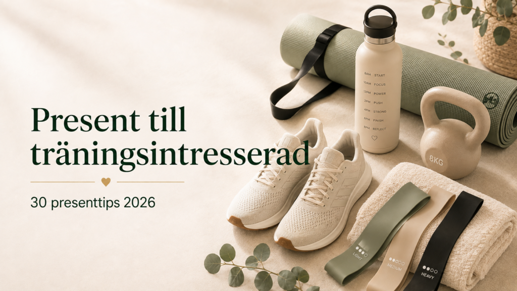 Present till träningsintresserad – 30 presenttips