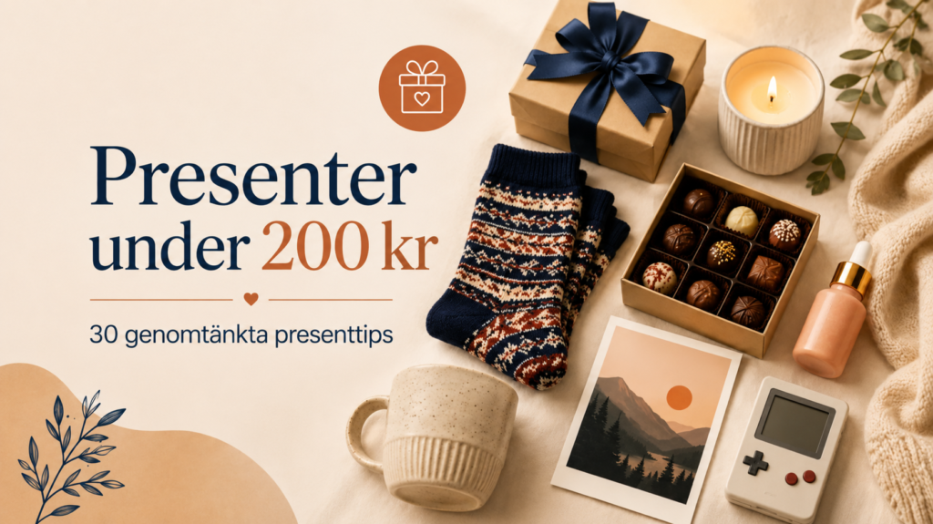 Presenter under 200 kr – genomtänkta presenttips