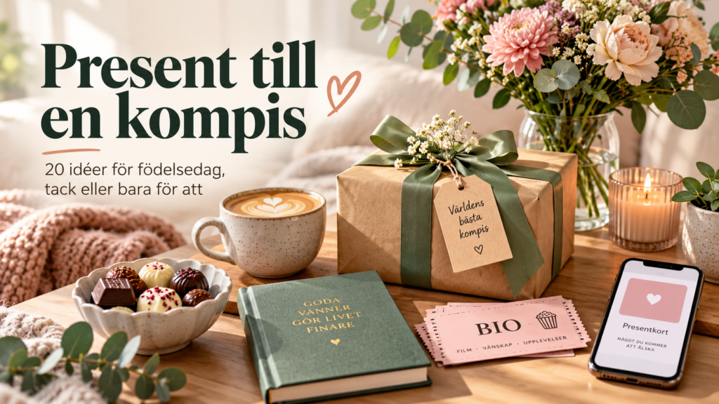 Present till en kompis – 20 presentidéer för födelsedag, tack eller bara för att